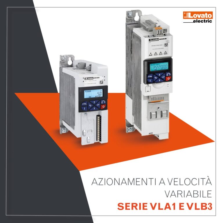 Azionamenti a velocità variabile LOVATO Electric: serie VLA1 e VLB3